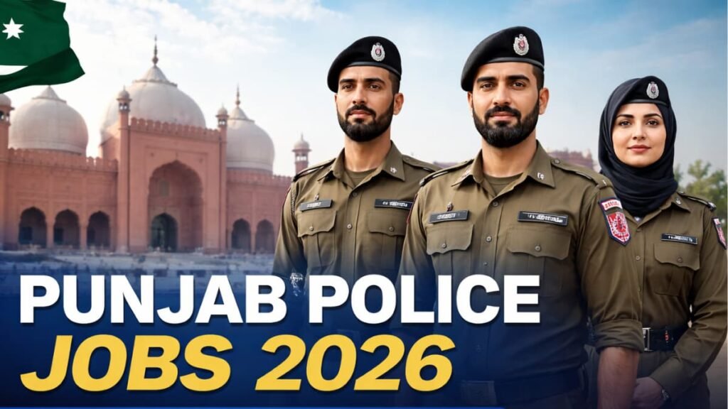Latest Pakistan Punjab Police Jobs 2026 – Official Guide