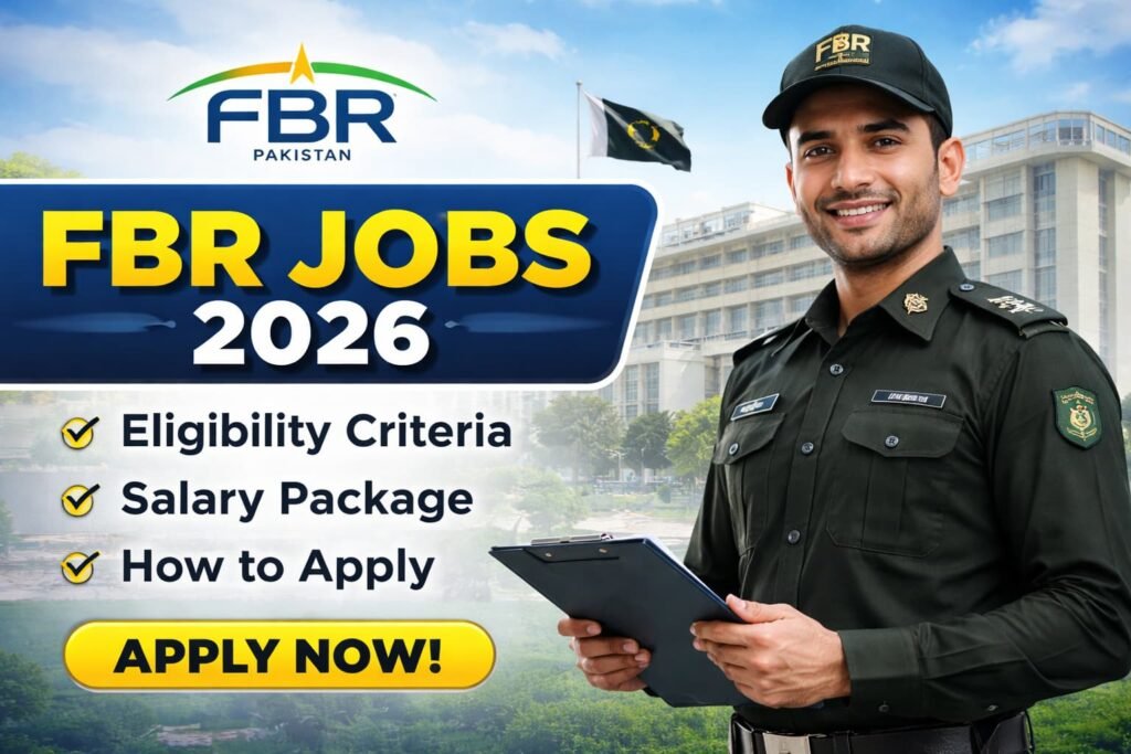 Discover complete details about FBR Jobs 2026 including eligibility criteria, salary package, recruitment process, and official application steps for Pakistan job seekers.